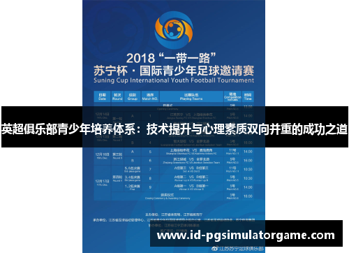 英超俱乐部青少年培养体系：技术提升与心理素质双向并重的成功之道