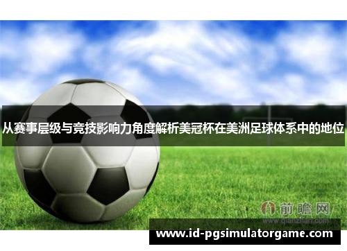 从赛事层级与竞技影响力角度解析美冠杯在美洲足球体系中的地位