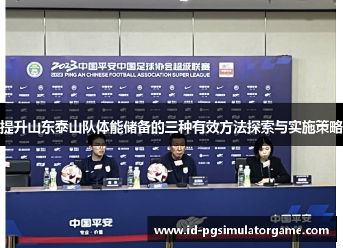 提升山东泰山队体能储备的三种有效方法探索与实施策略